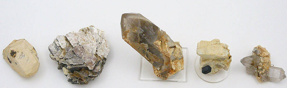 Feldspat Glimmer Rauchquarz Turmalin Ambach NÖ